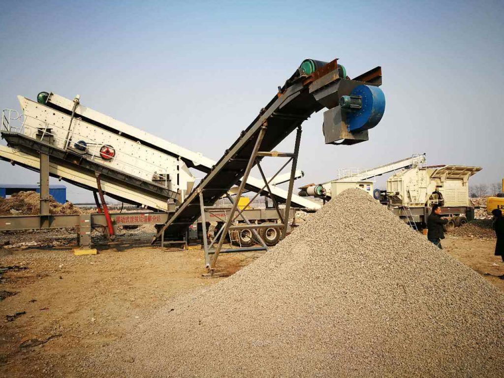 Mobile Type Sand Crusher Plant
