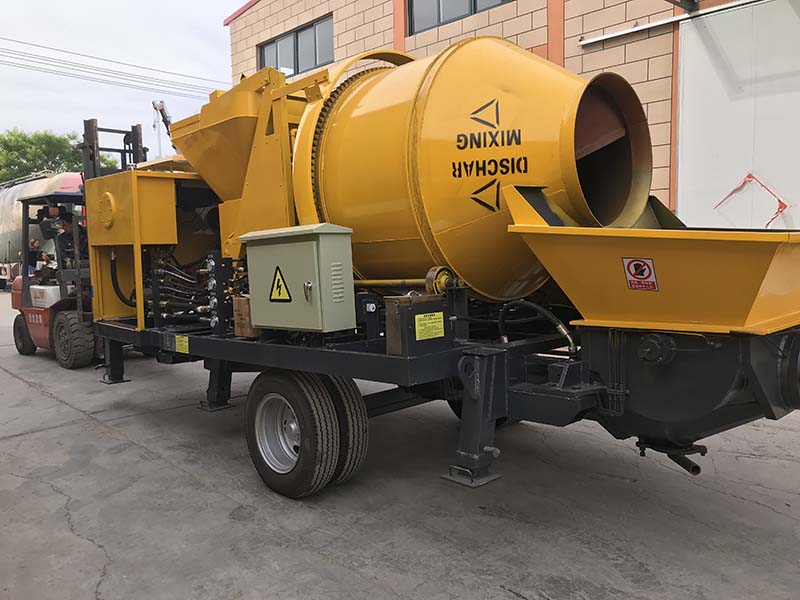 ABJZ40C concrete mixer pump to Philippines