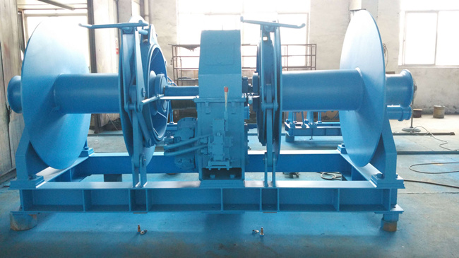 double drum mooring winch