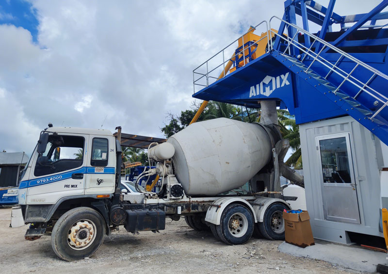 AJYG-25 Concrete Plant in Kiribati