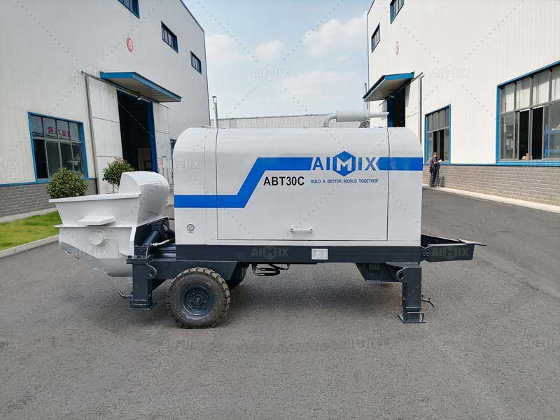 Small Trailer Concrete Pump Machine