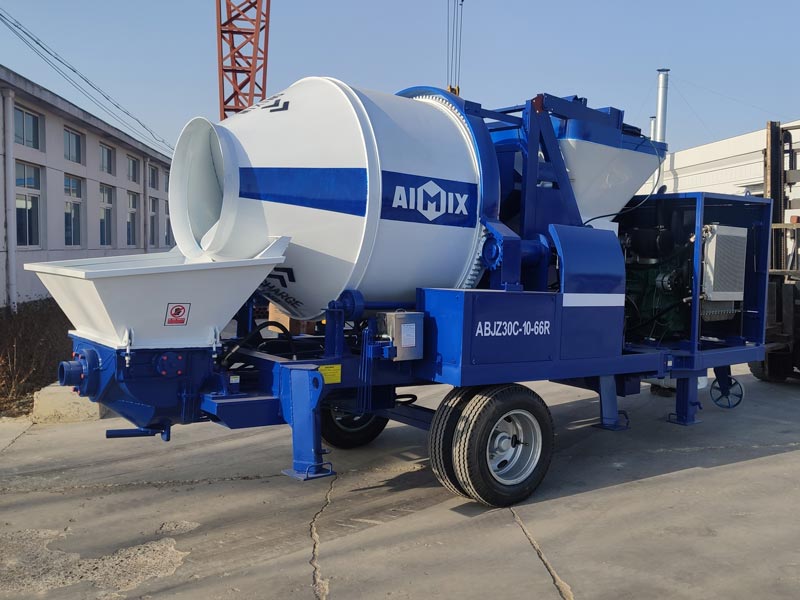 Concrete Mixing and Pumping Machine