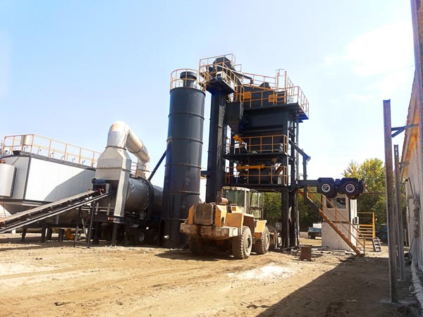 ALYQ100 mobile asphalt batching plant