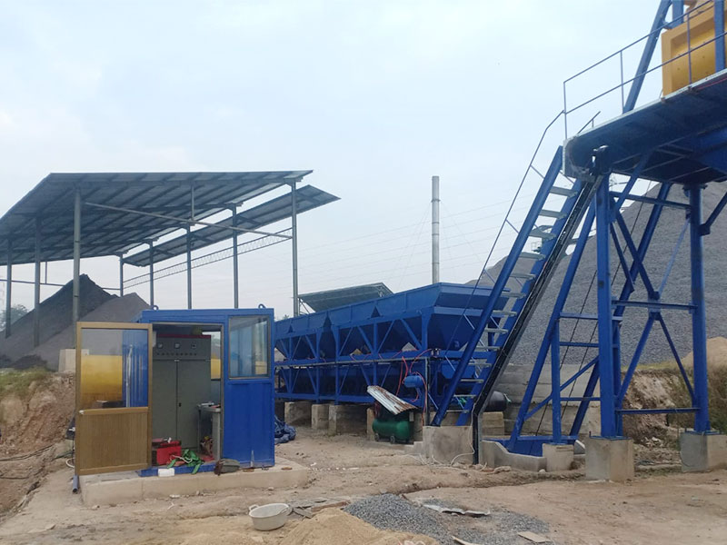 50m3 concrete batch mixing plant