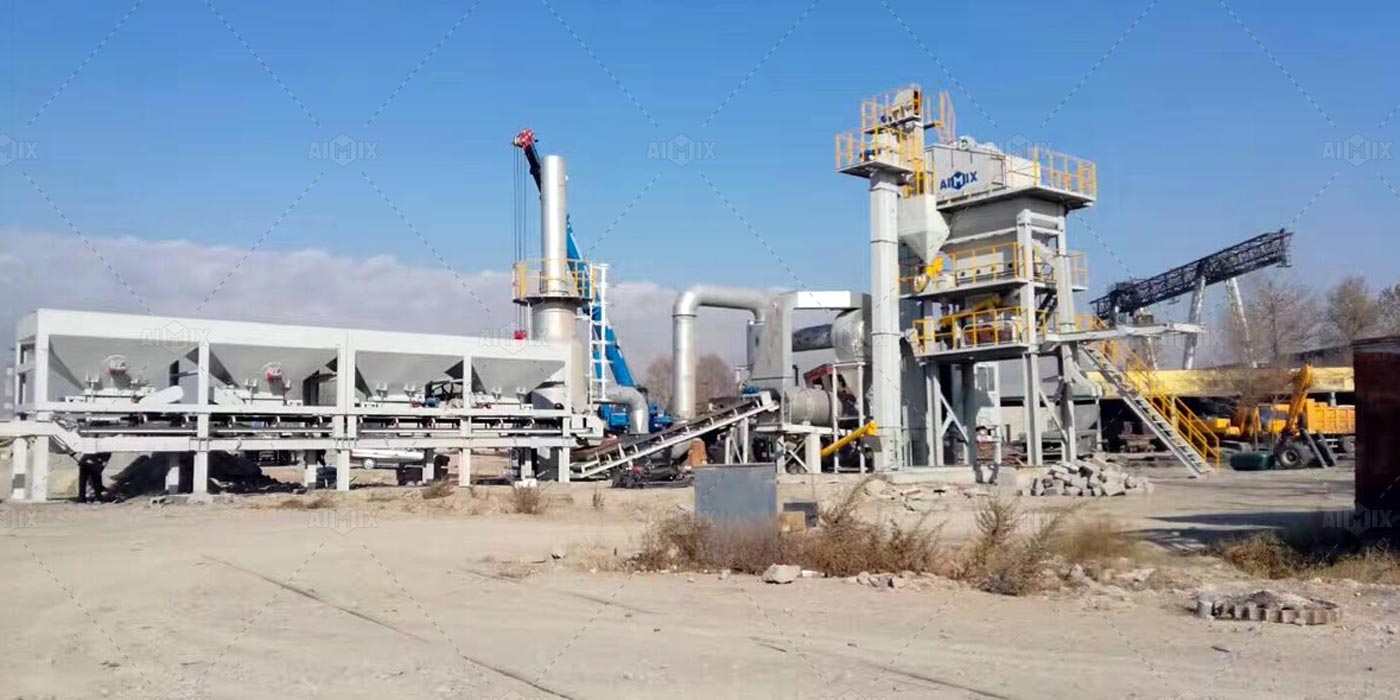 Mobile Asphalt Batch Mix Plant