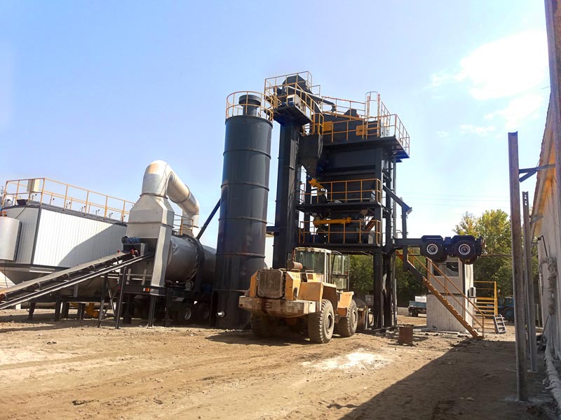 Mobile Type Asphalt Batch Plant