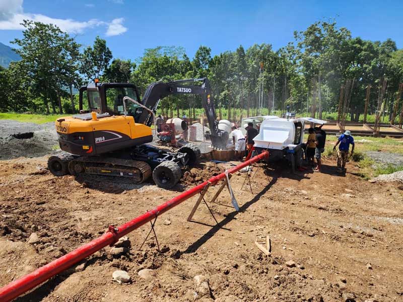 Trailer Concrete Pump for Road Construction