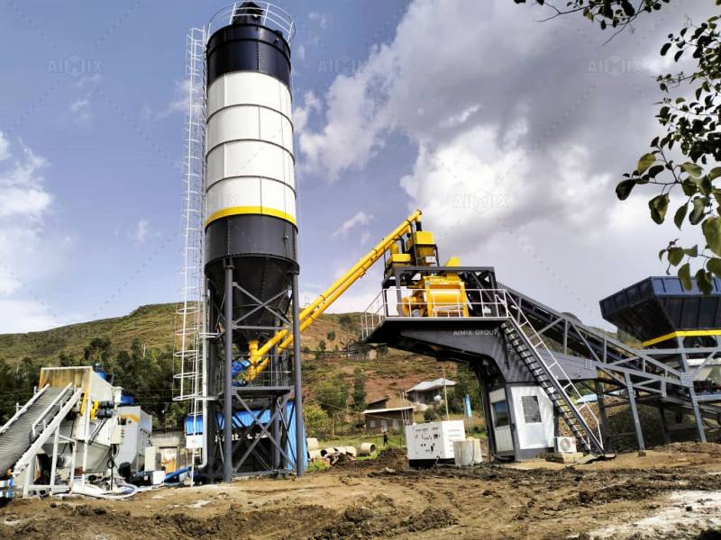 mobile concrete batching plant China