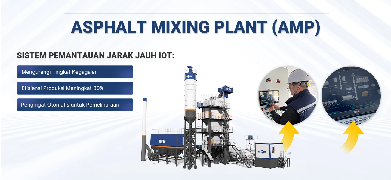AI IOT Smart control asphalt plant for low-carbon ecosystem