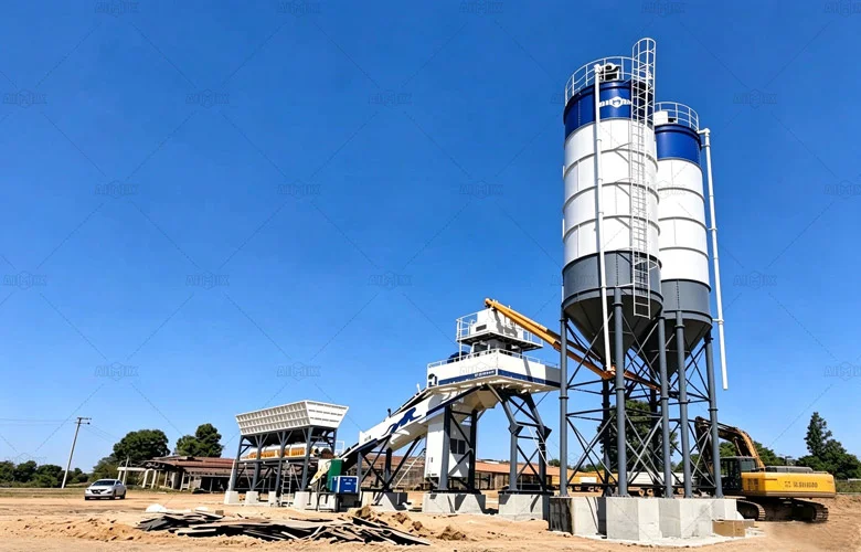 AJQ70 foundation-free batching plant